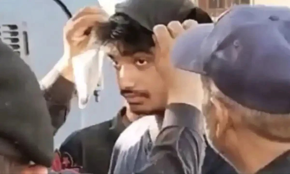 Prime suspect in Mustafa Amir murder case. TV screengrab