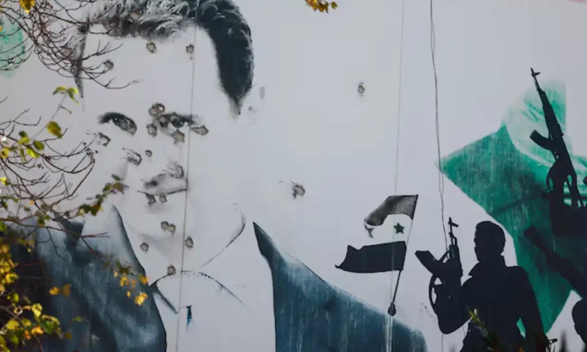 A billboard with a picture of Syria’s Bashar al-Assad shows damage by bullet holes in Damascus, December 16, 2024. Reuters file A billboard with a picture of Syria’s Bashar al-Assad shows damage by bullet holes in Damascus, December 16, 2024. Reuters file