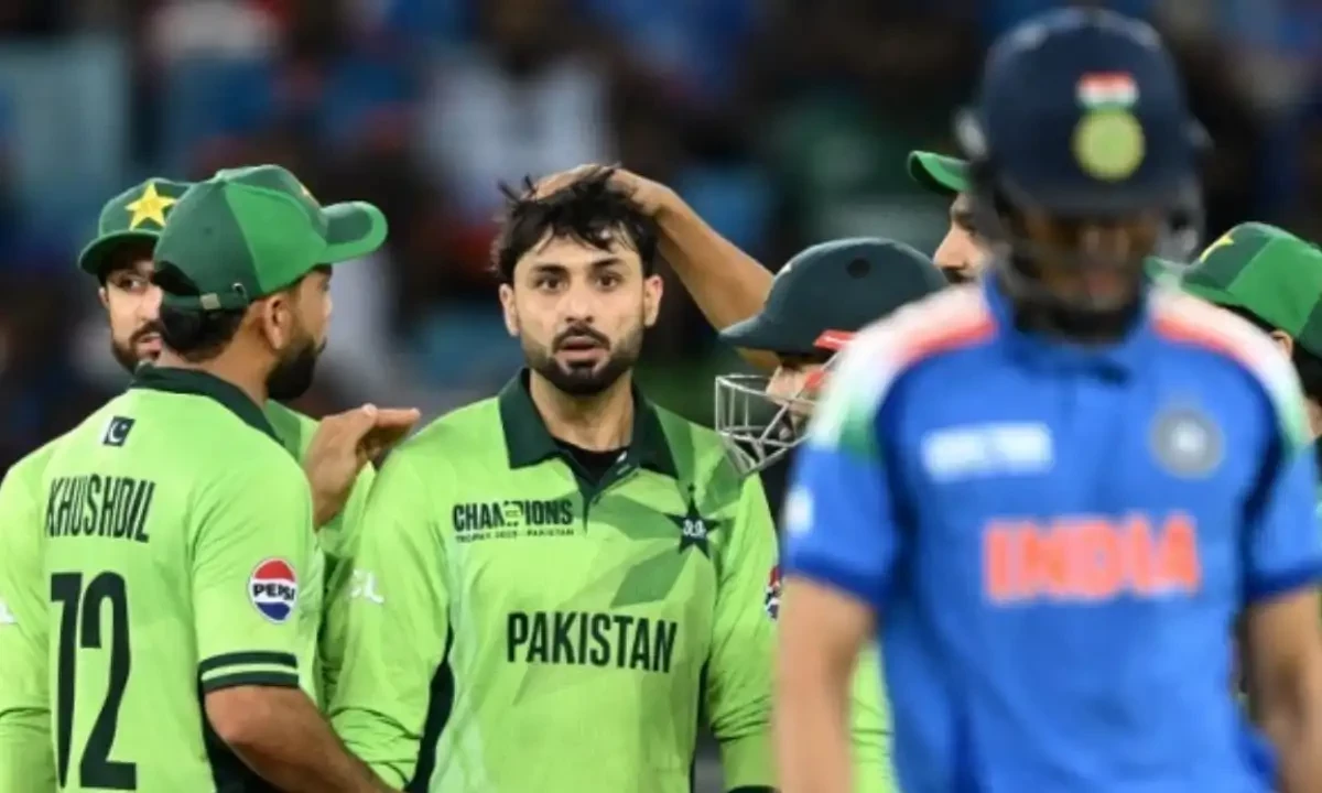 Pakistan’s Abrar Ahmed (C) celebrates with teammates after taking the wicket of India’s Shubman Gill (R) during the ICC Champions Trophy one-day international (ODI) cricket match between Pakistan and India at the Dubai International Stadium in Dubai on February 23, 2025. AFP Pakistan’s Abrar Ahmed (C) celebrates with teammates after taking the wicket of India’s Shubman Gill (R) during the ICC Champions Trophy one-day international (ODI) cricket match between Pakistan and India at the Dubai International Stadium in Dubai on February 23, 2025. AFP