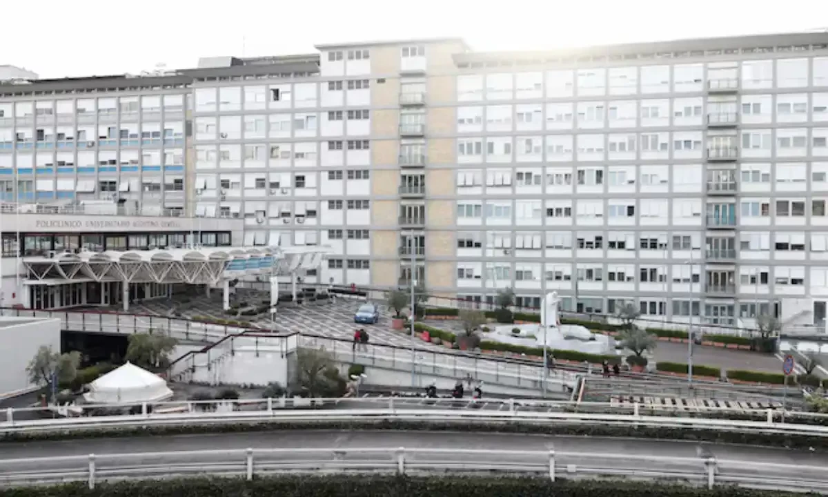 General view of Gemelli Hospital where Pope Francis is admitted to continue treatment in Rome, on March 2, 2025. Reuters General view of Gemelli Hospital where Pope Francis is admitted to continue treatment in Rome, on March 2, 2025. Reuters