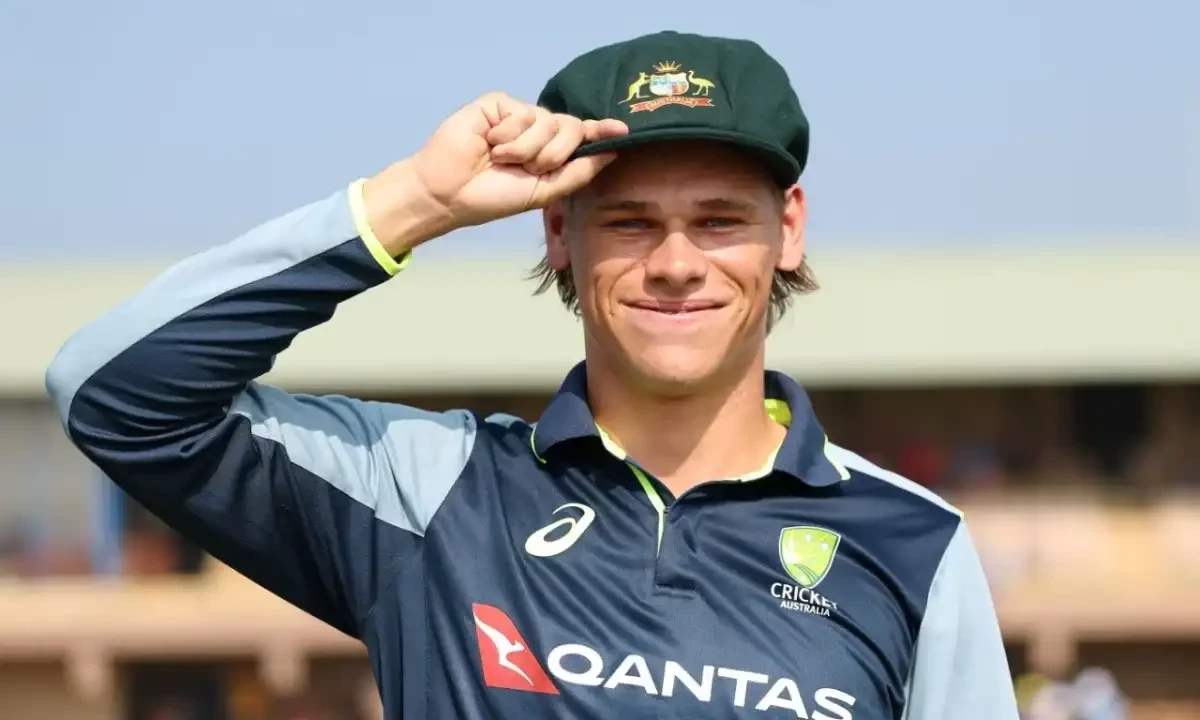 Cooper Connolly wearing his new baggy green, becoming Australia’s 471st Test player, Sri Lanka vs Australia, 2nd Test, Galle, 1st day, February 6, 2025. AFP Cooper Connolly wearing his new baggy green, becoming Australia’s 471st Test player, Sri Lanka vs Australia, 2nd Test, Galle, 1st day, February 6, 2025. AFP