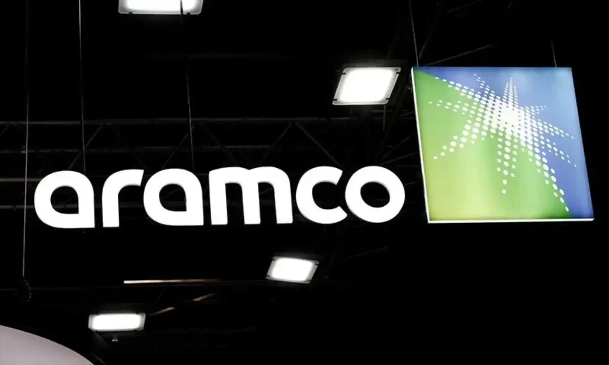 The Saudi Aramco logo is pictured at an exhibition in Paris, France, February 1, 2024 Reuters/File The Saudi Aramco logo is pictured at an exhibition in Paris, France, February 1, 2024 Reuters/File