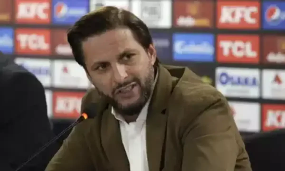 Former Pakistan cricketer Shahid Afridi. AFP/File Former Pakistan cricketer Shahid Afridi. AFP/File