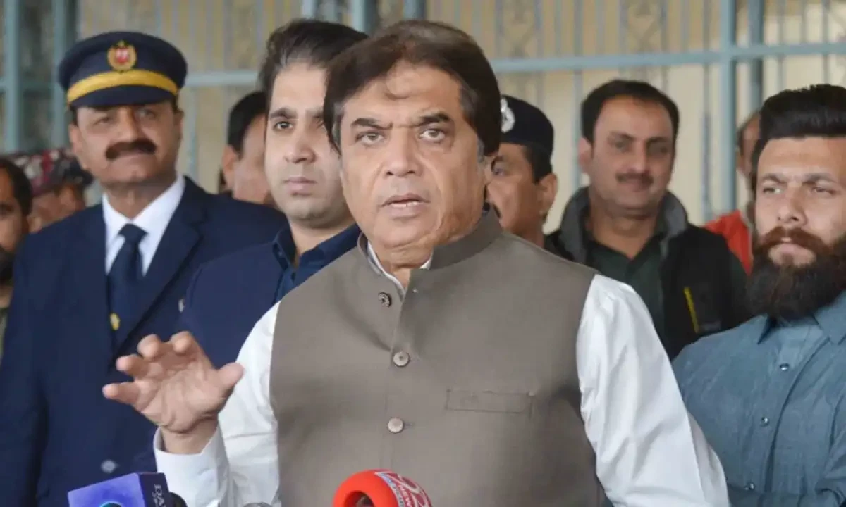 Railway Minister Hanif Abbasi. Photo via Radio Pakistan Railway Minister Hanif Abbasi. Photo via Radio Pakistan