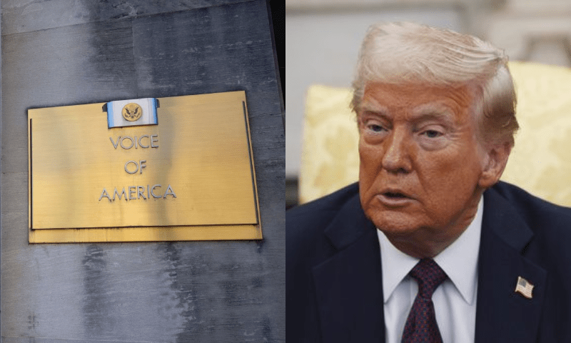ٹرمپ حکومت نے وائس آف امریکا کے ملازمین کو تنخواہوں کے ساتھ رخصت پر بھیج دیا