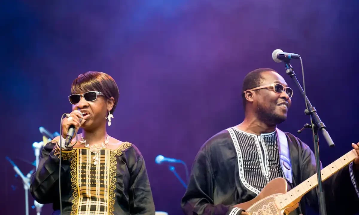 Amadou & Mariam, a musical duo comprising of Amadou Bagayoko (R) and Mariam Doumbia from Mali, perform at the Way Out West music festival in Gothenburg August 15, 2009. Reuters