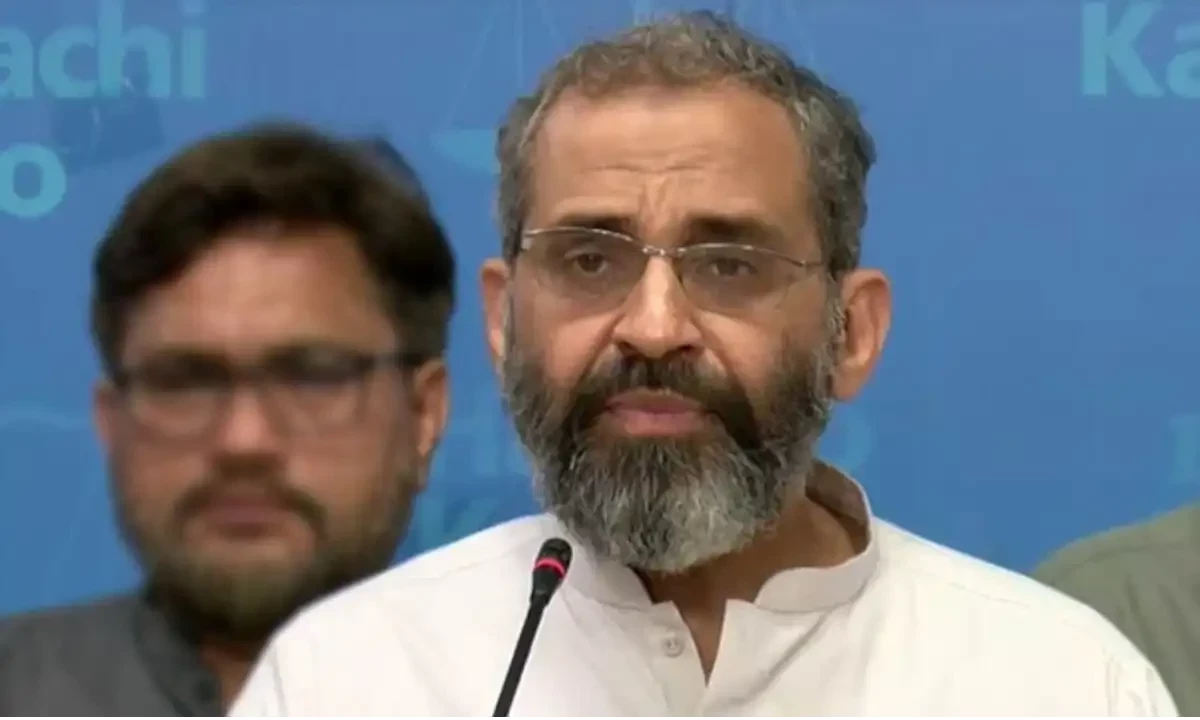 Amir of Jamaat-e-Islami Karachi, Munim Zafar, strongly criticized the silence of the international community. File Photo Amir of Jamaat-e-Islami Karachi, Munim Zafar, strongly criticized the silence of the international community. File Photo