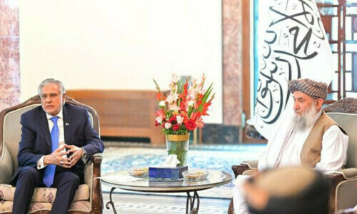 Dar holds talks in Kabul