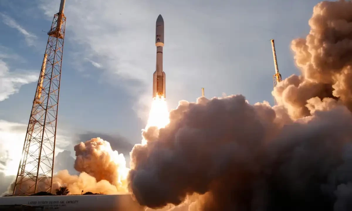 Launch Alliance Atlas V rocket lifts off carrying Amazon’s Project Kuiper internet network satellites from the Cape Canaveral Space Force Station in Cape Canaveral, Florida, U.S., April 28, 2025. Reuters