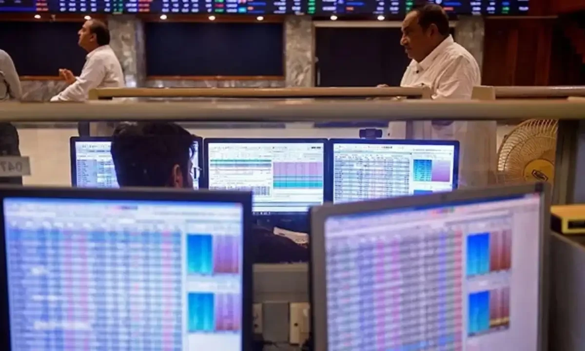 A stock broker looks at a computer during a trading session at the Pakistan Stock Exchange (PSX) in Karachi on July 31, 2023. AFP A stock broker looks at a computer during a trading session at the Pakistan Stock Exchange (PSX) in Karachi on July 31, 2023. AFP
