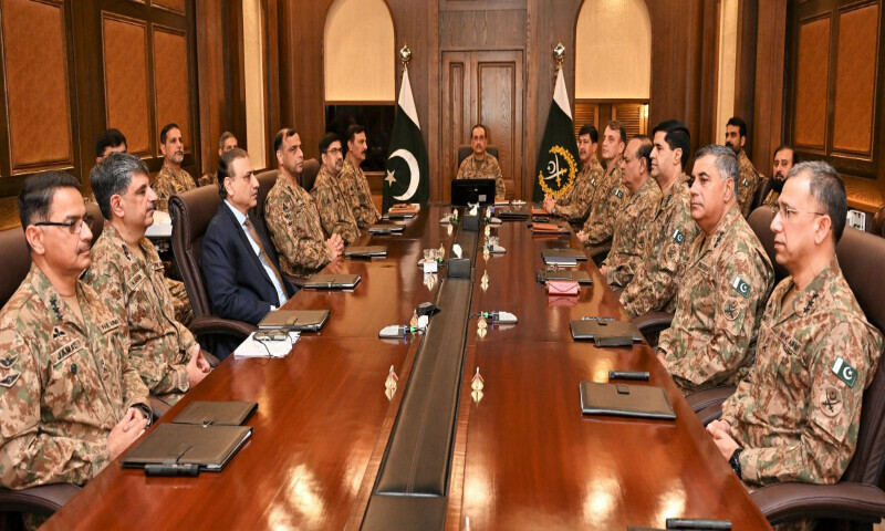 ’بھارت نے جنگ مسلط کی تو فیصلہ کن جواب کیلئے تیار رہے!‘ کور کمانڈرز کانفرنس