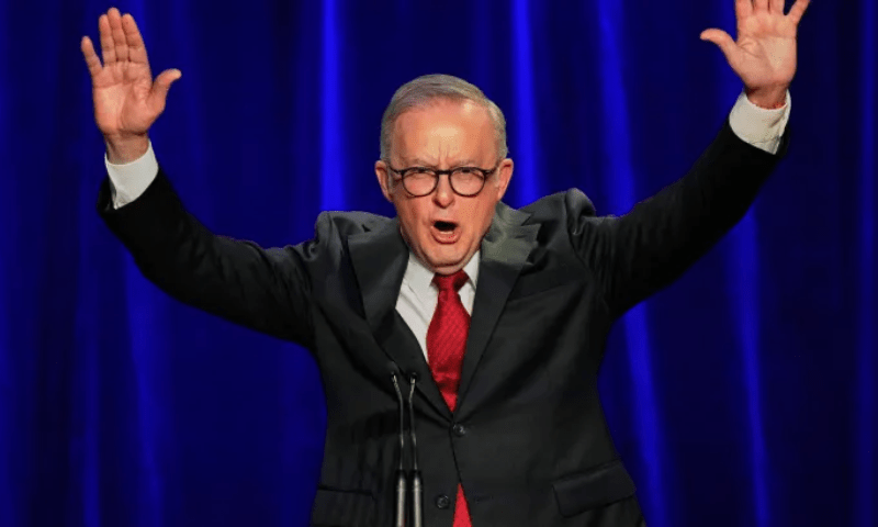 آسٹریلوی انتخابات میں حکمران لیبر پارٹی کی بڑی فتح، اپوزیشن نے شکست تسلیم کرلی