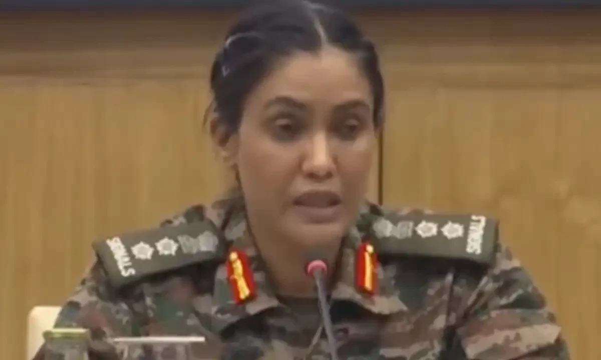 Colonel Sofia Qureshi of the Indian Army Colonel Sofia Qureshi of the Indian Army