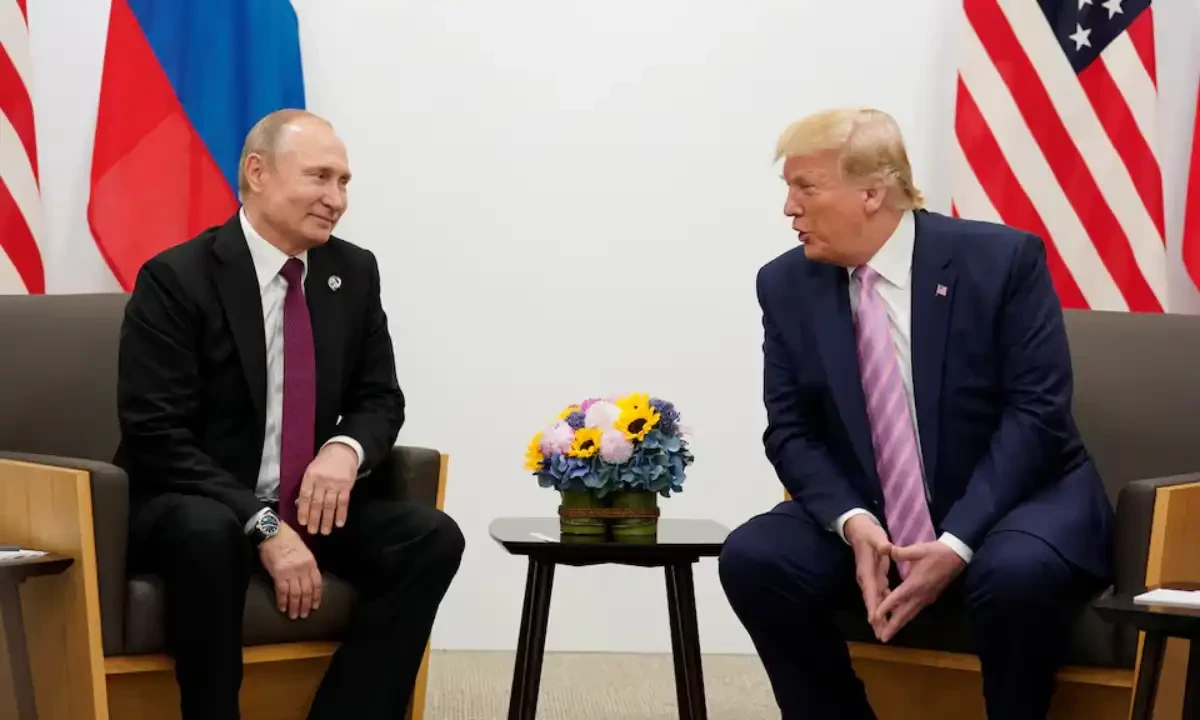 Russia’s President Vladimir Putin and U.S. President Donald Trump talk during a bilateral meeting at the G20 leaders summit in Osaka, Japan, June 28, 2019. Reuters Russia’s President Vladimir Putin and U.S. President Donald Trump talk during a bilateral meeting at the G20 leaders summit in Osaka, Japan, June 28, 2019. Reuters