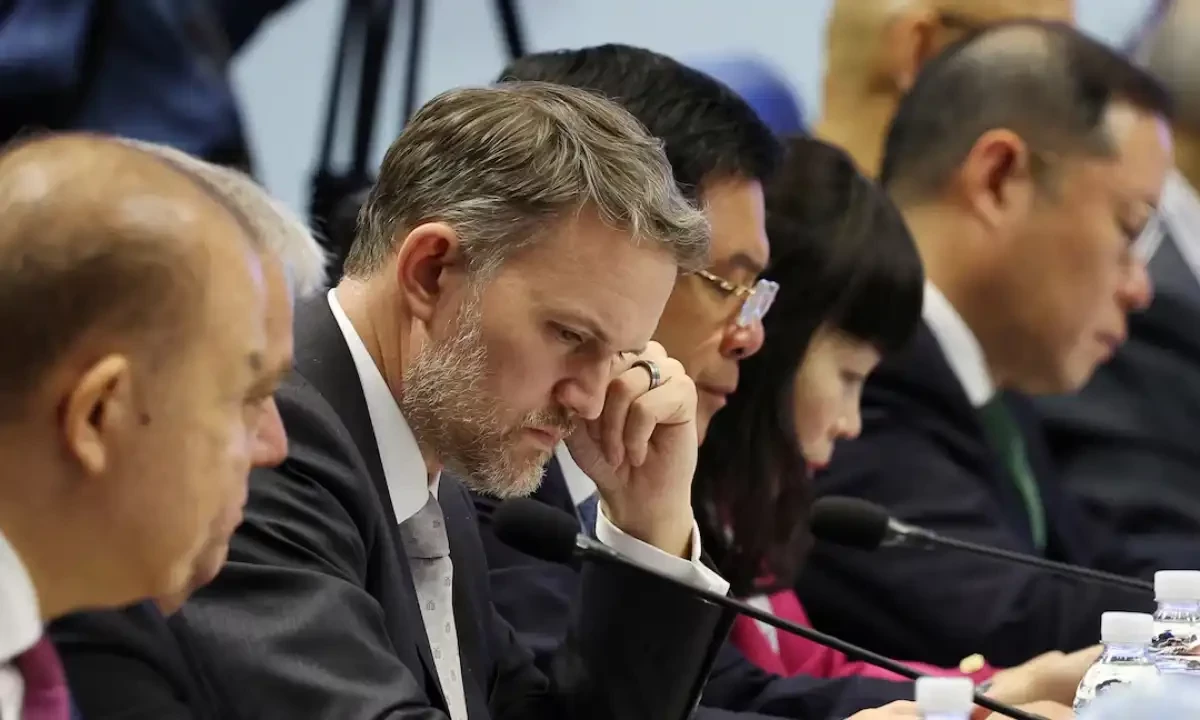 U.S. Trade Representative Jamieson Greer attends the opening ceremony of APEC Ministers Responsible for Trade Meeting at International Convention Center in Seogwipo on Jeju island, South Korea, May 15, 2025. REUTERS U.S. Trade Representative Jamieson Greer attends the opening ceremony of APEC Ministers Responsible for Trade Meeting at International Convention Center in Seogwipo on Jeju island, South Korea, May 15, 2025. REUTERS