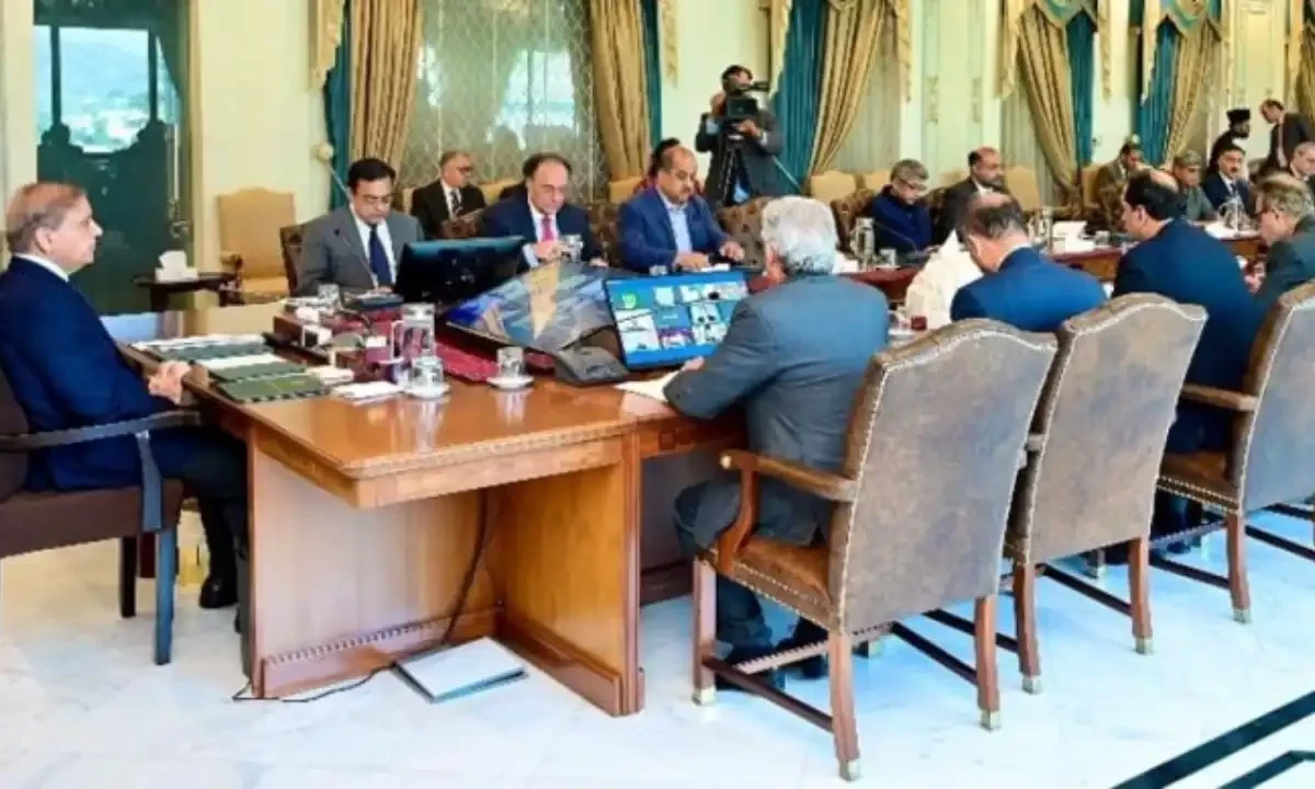 Prime Minister Shehbaz Sharif chaired a meeting to formulate a sustainable and long-term policy for agro-industrial development. Photo via APP Prime Minister Shehbaz Sharif chaired a meeting to formulate a sustainable and long-term policy for agro-industrial development. Photo via APP