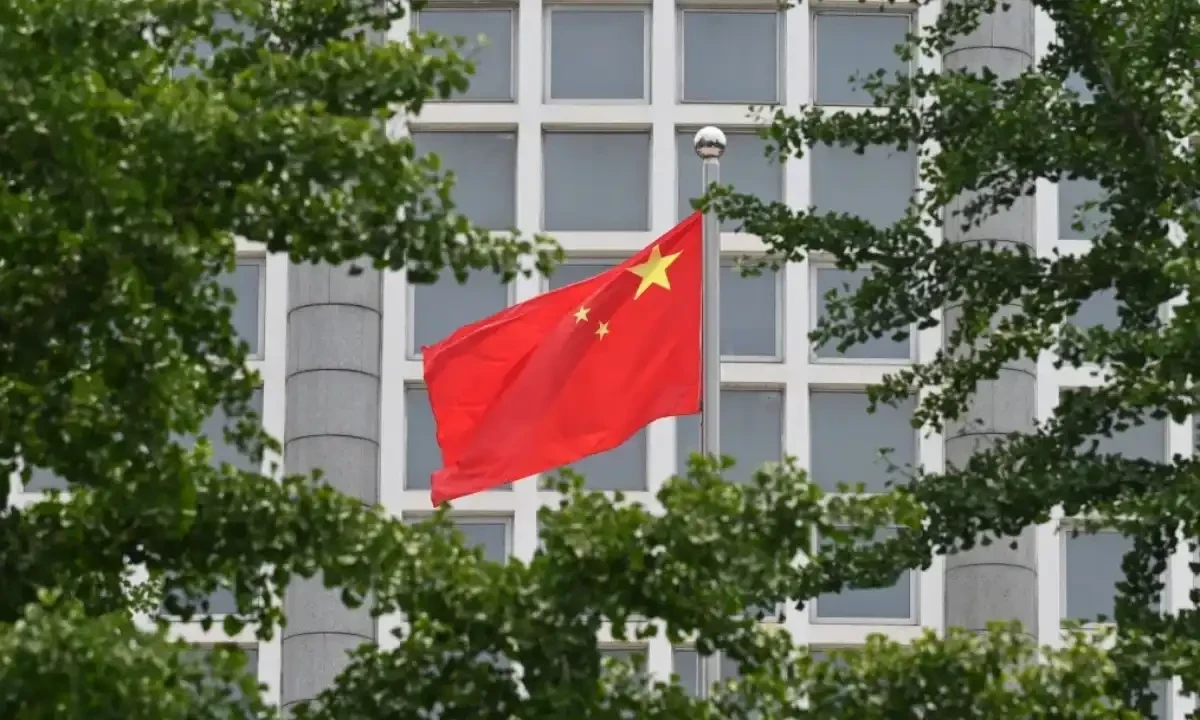 The Chinese national flag flies outside the Ministry of Foreign Affairs in Beijing on July 26, 2023. Reuters The Chinese national flag flies outside the Ministry of Foreign Affairs in Beijing on July 26, 2023. Reuters
