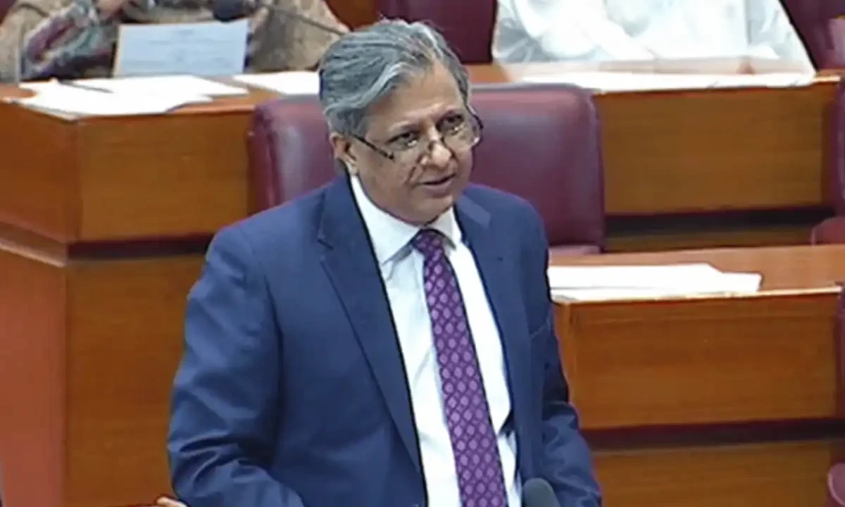 Federal Law Minister Azam Nazeer Tarar speaks in National Assembly. Photo via APP Federal Law Minister Azam Nazeer Tarar speaks in National Assembly. Photo via APP