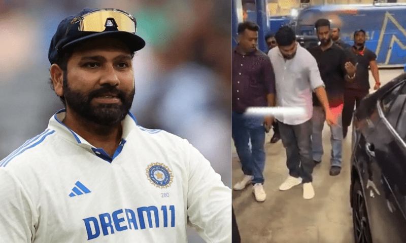 گاڑی پر اسکریچ آنے پر روہت شرما نے اپنے چھوٹے بھائی کو سرعام ڈانٹ دیا، ویڈیو وائرل