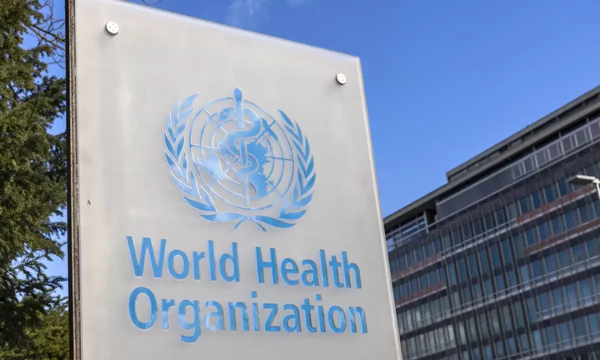 The World Health Organisation (WHO) logo is seen near its headquarters in Geneva, Switzerland, February 2, 2023. REUTERS The World Health Organisation (WHO) logo is seen near its headquarters in Geneva, Switzerland, February 2, 2023. REUTERS