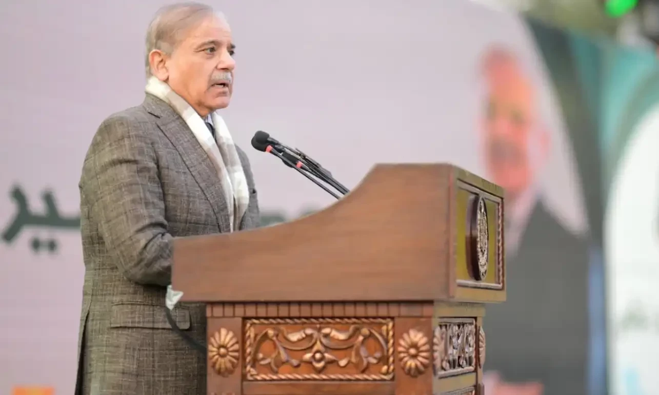 Prime Minister Shehbaz Sharif in Islamabad on February 08, 2025. PID Prime Minister Shehbaz Sharif in Islamabad on February 08, 2025. PID