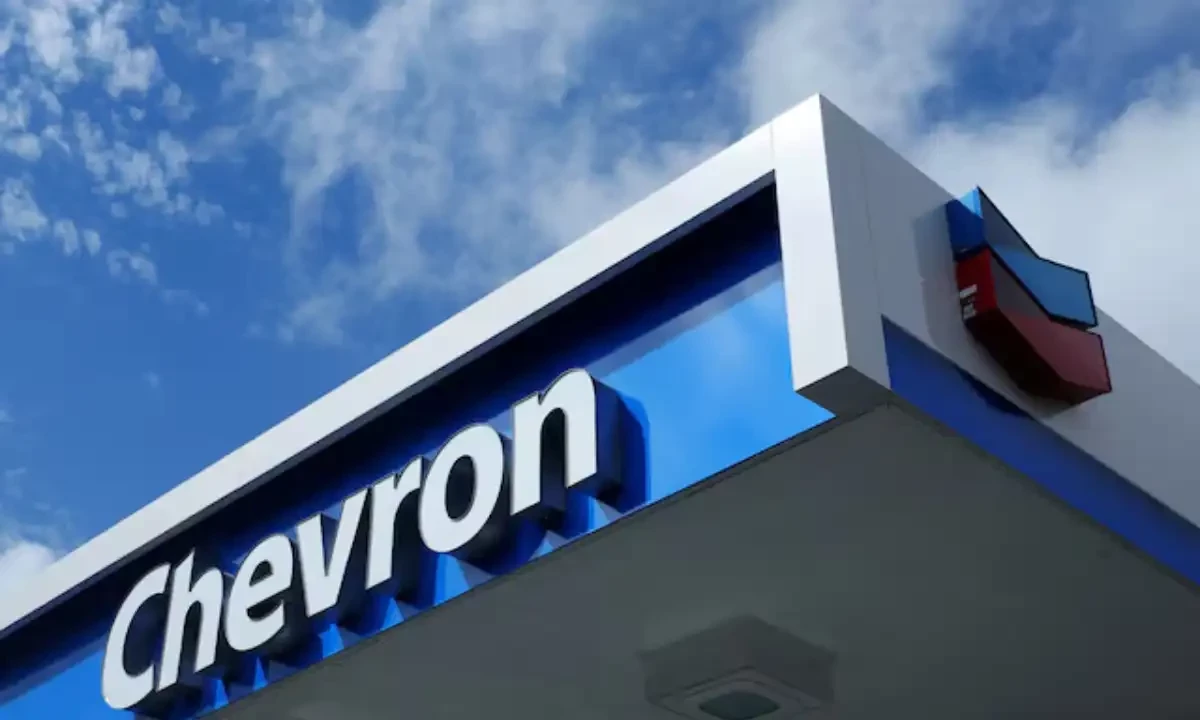 A Chevron gas station sign is seen in Austin, Texas, U.S., October 23, 2023. REUTERS A Chevron gas station sign is seen in Austin, Texas, U.S., October 23, 2023. REUTERS