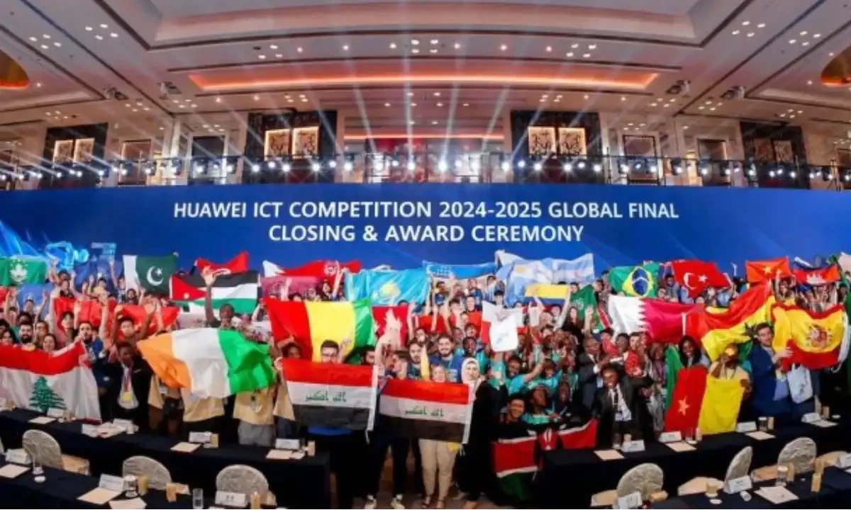 The Closing and Awards Ceremony of the Huawei ICT Competition 2024–2025 Global Final was successfully held in Shenzhen. APP The Closing and Awards Ceremony of the Huawei ICT Competition 2024–2025 Global Final was successfully held in Shenzhen. APP