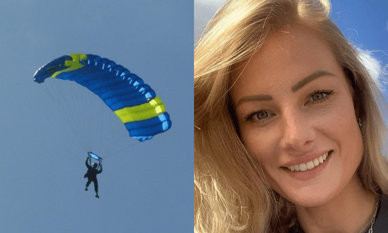 بوائے فرینڈ سے بریک اپ، جان بوجھ کر پیراشوٹ نہ کھولنے والی خاتون نے موت کو گلے لگا لیا