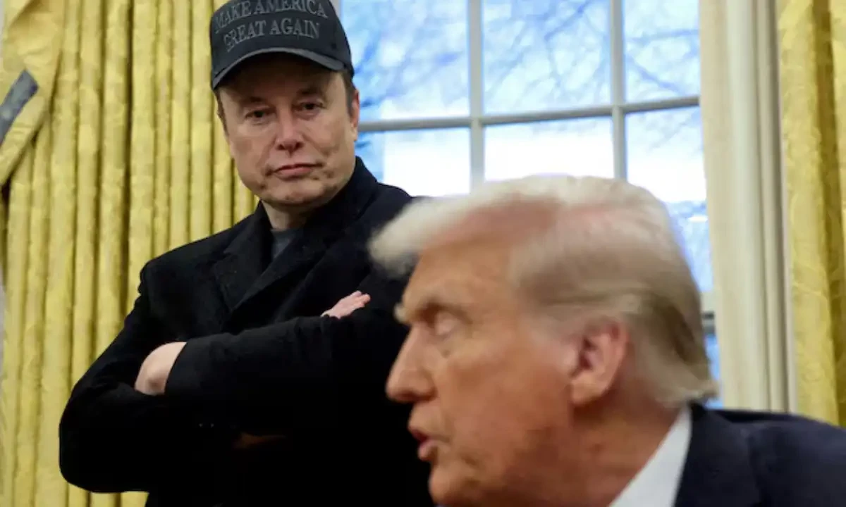 Elon Musk listens to U.S. President Donald Trump speak in the Oval Office of the White House in Washington, D.C., U.S., February 11, 2025. REUTERS Elon Musk listens to U.S. President Donald Trump speak in the Oval Office of the White House in Washington, D.C., U.S., February 11, 2025. REUTERS