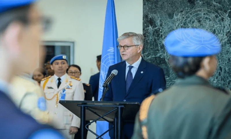 اقوام متحدہ کے امن مشن کے 57 اہلکاروں کو خراجِ عقیدت پیش، 2 پاکستانی بھی شامل