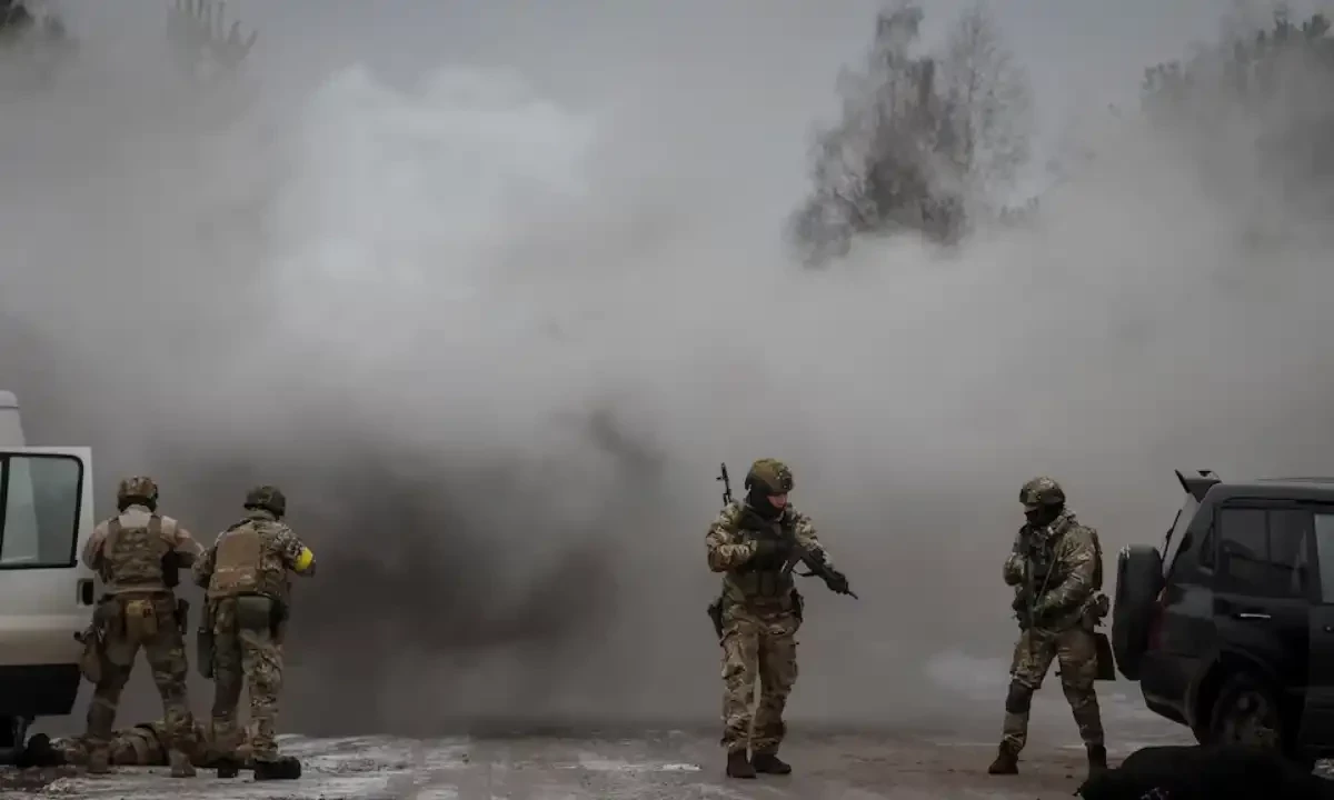 Ukrainian servicemen attend a joint drills of armed forces, national guard and Security Service of Ukraine (SBU) near the border with Belarus, amid Russia’s attack on Ukraine in Rivne region, Ukraine January 11, 2023. Reuters Ukrainian servicemen attend a joint drills of armed forces, national guard and Security Service of Ukraine (SBU) near the border with Belarus, amid Russia’s attack on Ukraine in Rivne region, Ukraine January 11, 2023. Reuters