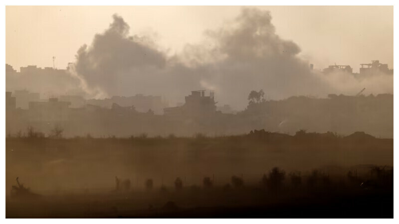 Smoke rises from Gaza after an explosion, near the Israel-Gaza border, as seen from Israel, May 31, 2025. REUTERS Smoke rises from Gaza after an explosion, near the Israel-Gaza border, as seen from Israel, May 31, 2025. REUTERS