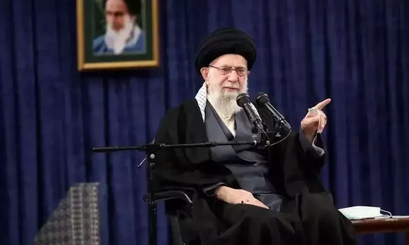 Iran’s Supreme Leader Ayatollah Ali Khamenei speaks in Tehran, Iran February 8, 2023. Reuters Iran’s Supreme Leader Ayatollah Ali Khamenei speaks in Tehran, Iran February 8, 2023. Reuters