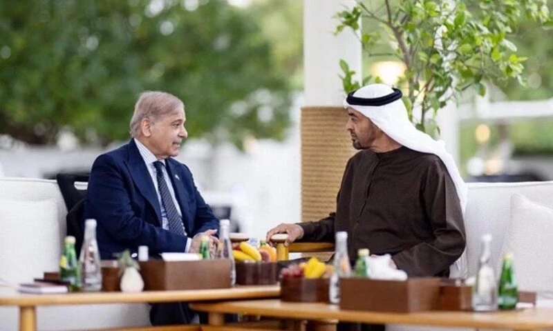 Prime Minister Muhammad Shehbaz Sharif and President of UAE His Highness Sheikh Mohamed bin Zayed Al Nahyan met in Abudhabi, on the sidelines of World Governments Summit on February 11, 2025. APP Prime Minister Muhammad Shehbaz Sharif and President of UAE His Highness Sheikh Mohamed bin Zayed Al Nahyan met in Abudhabi, on the sidelines of World Governments Summit on February 11, 2025. APP