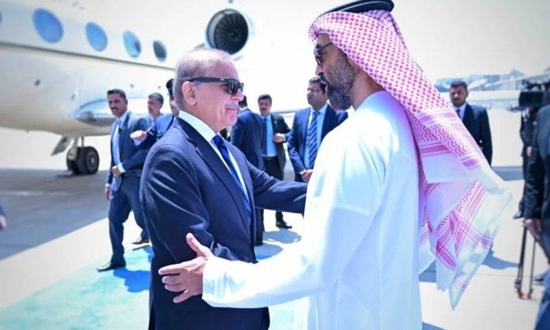 Prime Minister Muhammad Shehbaz Sharif and UAE President and Ruler of Abu Dhabi Sheikh Mohamed bin Zayed Al Nahyan. APP Prime Minister Muhammad Shehbaz Sharif and UAE President and Ruler of Abu Dhabi Sheikh Mohamed bin Zayed Al Nahyan. APP