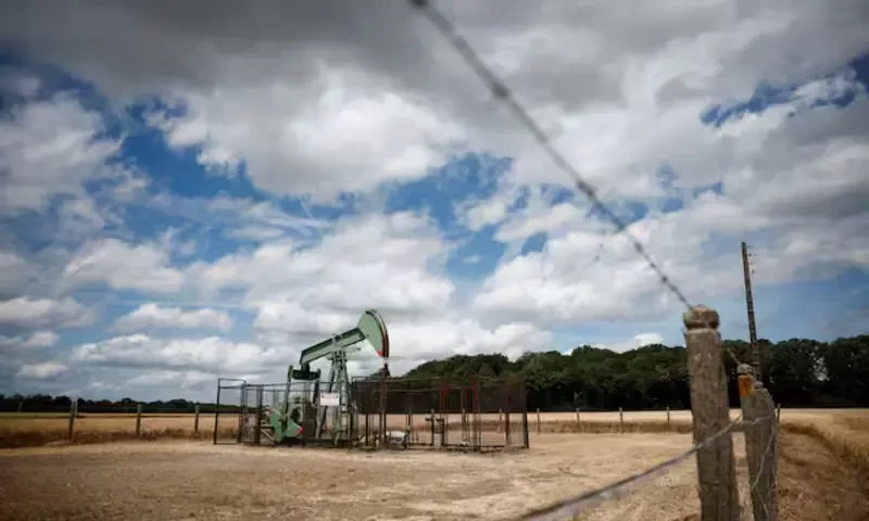 A pumpjack operates at the Vermilion Energy site in Trigueres, France, June 14, 2024. Reuters A pumpjack operates at the Vermilion Energy site in Trigueres, France, June 14, 2024. Reuters