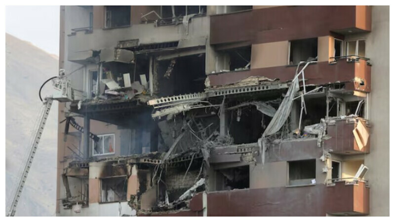 A building stands damaged in the aftermath of Israeli strikes, in Tehran, Iran, June 13, 2025. Majid Asgaripour/WANA (West Asia News Agency) via REUTERS A building stands damaged in the aftermath of Israeli strikes, in Tehran, Iran, June 13, 2025. Majid Asgaripour/WANA (West Asia News Agency) via REUTERS
