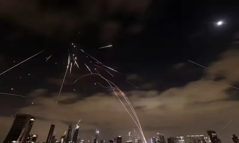 Missiles launched from Iran are intercepted as seen from Tel Aviv, Israel, June 16, 2025. Reuters Missiles launched from Iran are intercepted as seen from Tel Aviv, Israel, June 16, 2025. Reuters