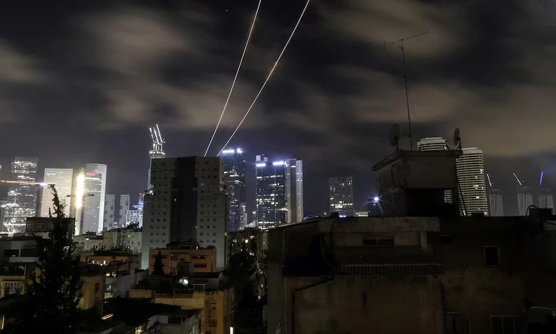 Missiles launched from Iran are intercepted as seen from Tel Aviv, Israel, June 18, 2025. REUTERS Missiles launched from Iran are intercepted as seen from Tel Aviv, Israel, June 18, 2025. REUTERS