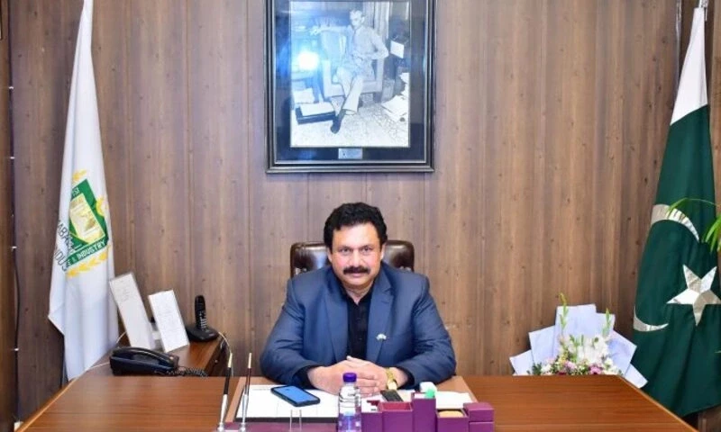 Mirpur AJK District Council Chairman, Raja Naveed Akhtar. APP