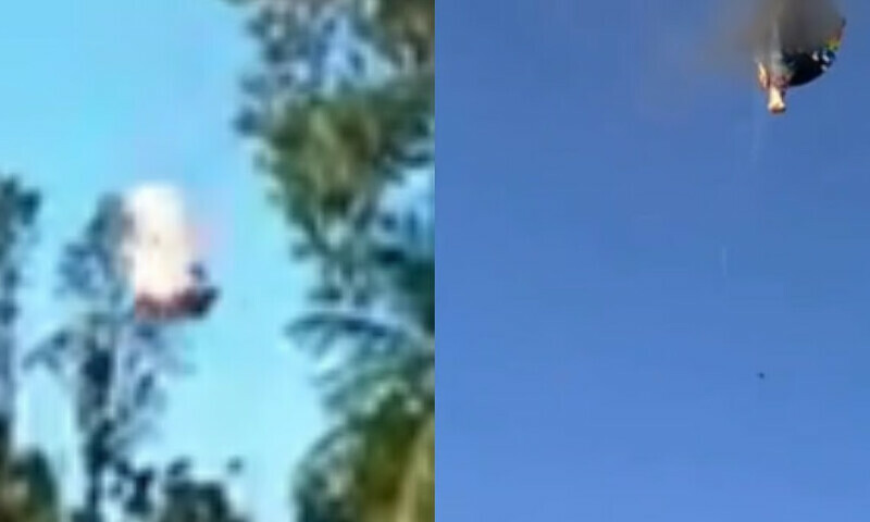 برازیل میں گرم ہوا کا غبارہ گرنے سے 8 افراد ہلاک