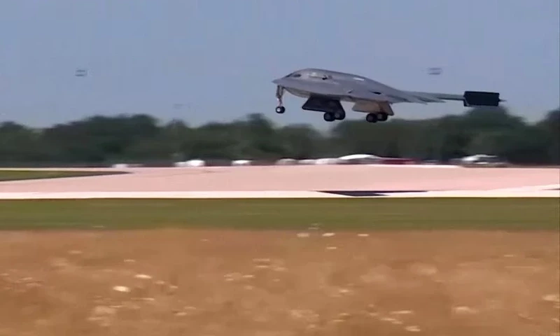 A U.S. Air Force B-2 stealth bomber returns after the U.S. attacked key Iranian nuclear sites, at Whiteman Air Force Base, Missouri, U.S. June 22, 2025 in a still image from video. ABC Affiliate KMBC via REUTERS A U.S. Air Force B-2 stealth bomber returns after the U.S. attacked key Iranian nuclear sites, at Whiteman Air Force Base, Missouri, U.S. June 22, 2025 in a still image from video. ABC Affiliate KMBC via REUTERS