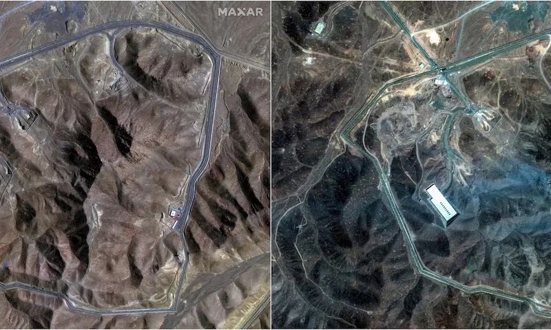 A combination picture shows satellite images over Fordow underground complex, before and after the US struck the underground nuclear facility, near Qom, Iran. –  Reuters A combination picture shows satellite images over Fordow underground complex, before and after the US struck the underground nuclear facility, near Qom, Iran. –  Reuters