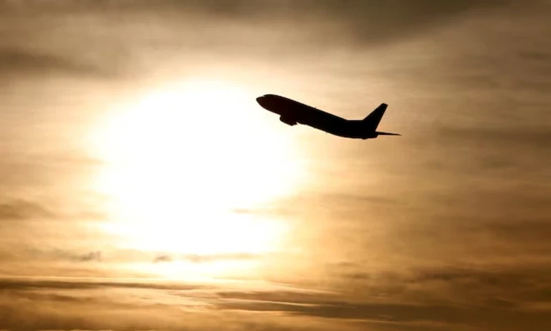 A plane is seen during sunrise at the international airport in Munich, Germany, January 9, 2018. REUTERS A plane is seen during sunrise at the international airport in Munich, Germany, January 9, 2018. REUTERS