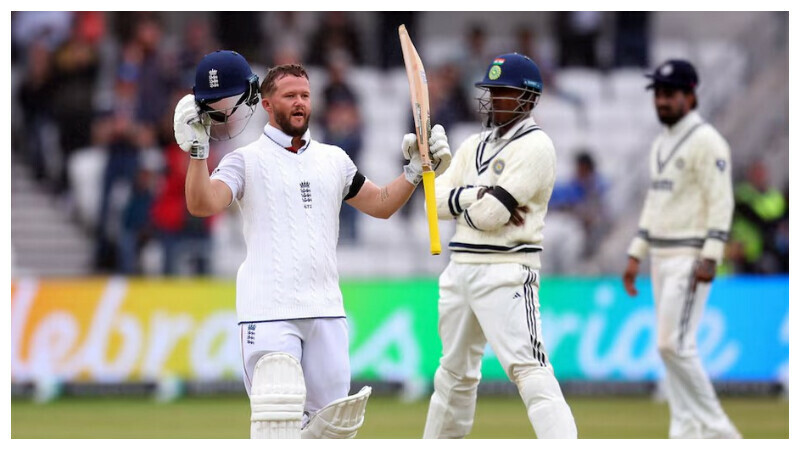 England’s Ben Duckett celebrates his century Action Images via Reuters England’s Ben Duckett celebrates his century Action Images via Reuters