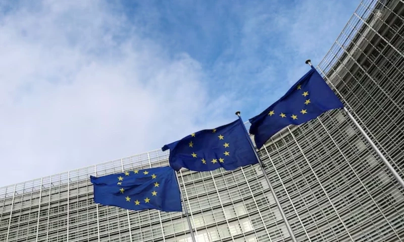 European Union flags fly outside the European Commission in Brussels, Belgium November 8, 2023. REUTERS European Union flags fly outside the European Commission in Brussels, Belgium November 8, 2023. REUTERS
