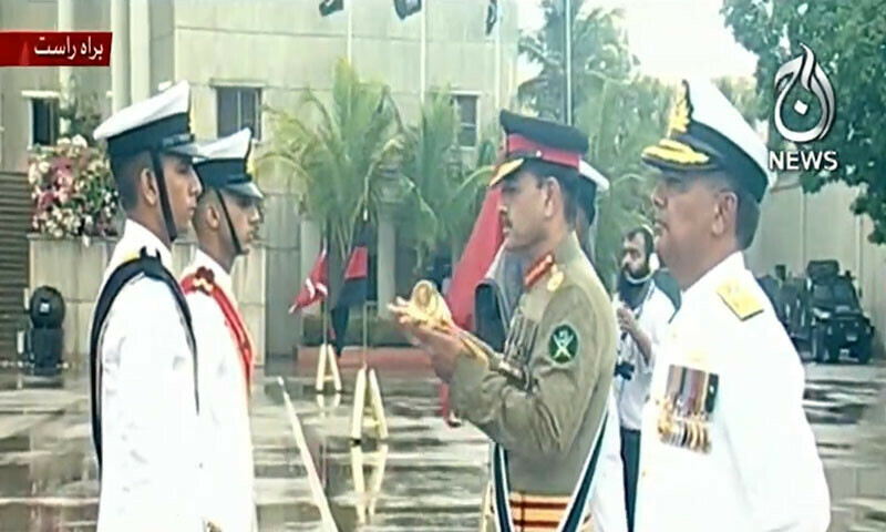 پاکستان نیول اکیڈمی میں کمیشننگ پریڈ، فیلڈ مارشل سید عاصم منیر مہمان خصوصی
