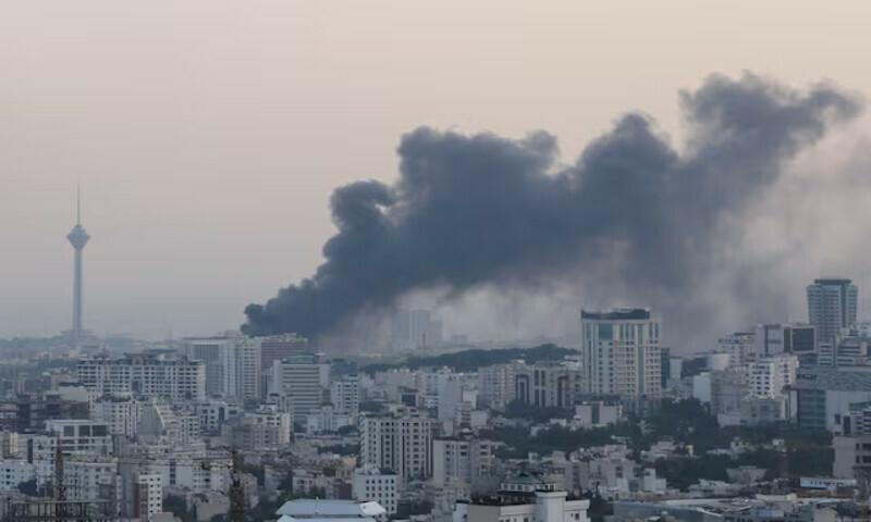 Smoke rises following an Israeli attack in Tehran, Iran. – Reuters file Smoke rises following an Israeli attack in Tehran, Iran. – Reuters file