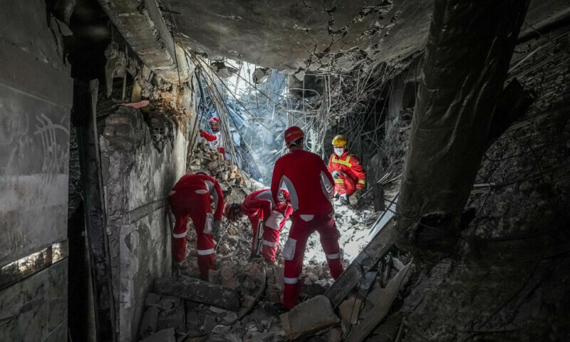 ایوین جیل پر اسرائیلی حملے میں 71 افراد جاں بحق ہوئے، ایران