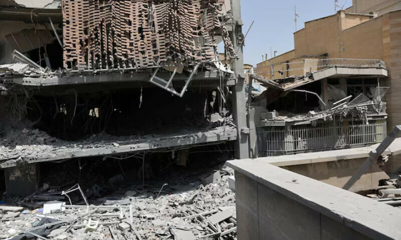 A view of the aftermath of an Israeli strike on a building in Tehran, Iran. – Reuters file A view of the aftermath of an Israeli strike on a building in Tehran, Iran. – Reuters file